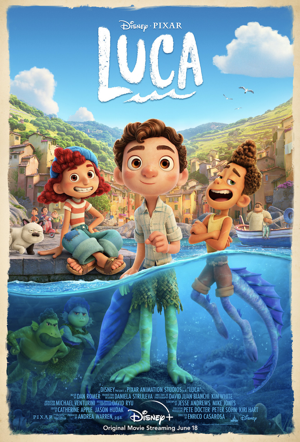 Pixar’s Luca trailer dives into a summer sea monster adventure