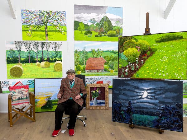 New David Hockney Billboards to Brighten 5 Cities in May