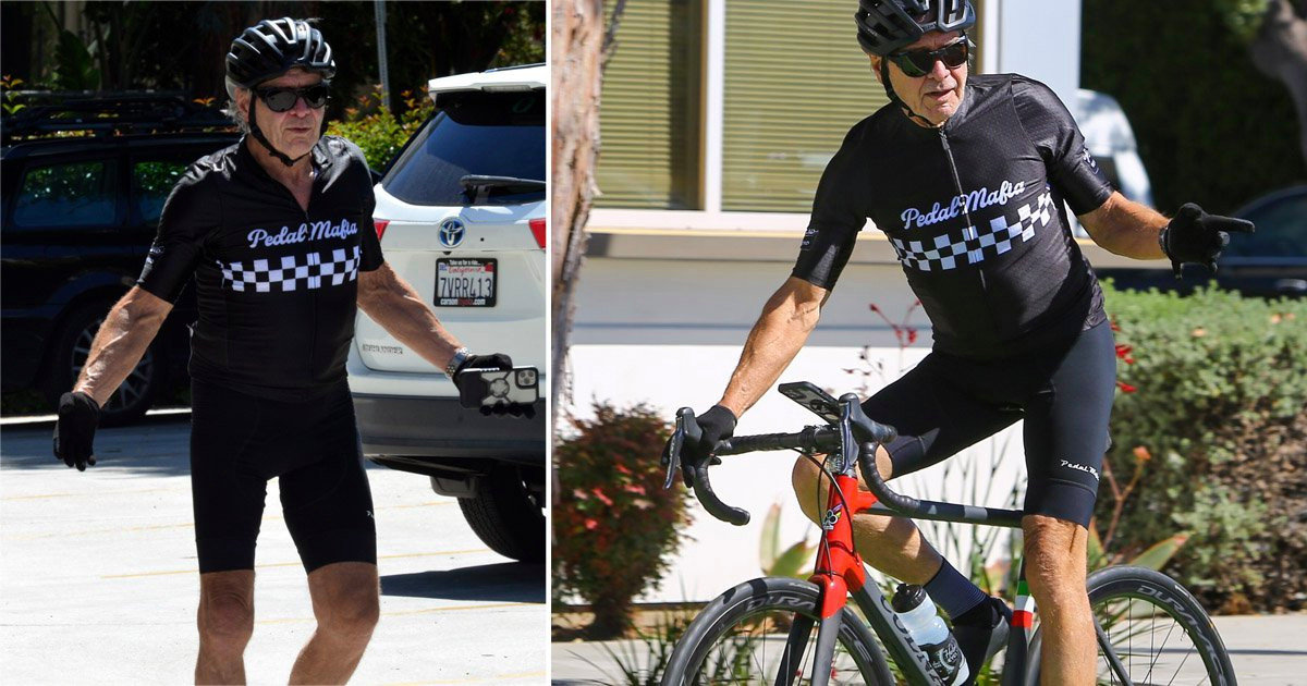 Harrison Ford ready for action as he enjoys sunny bike ride amid Indiana Jones return