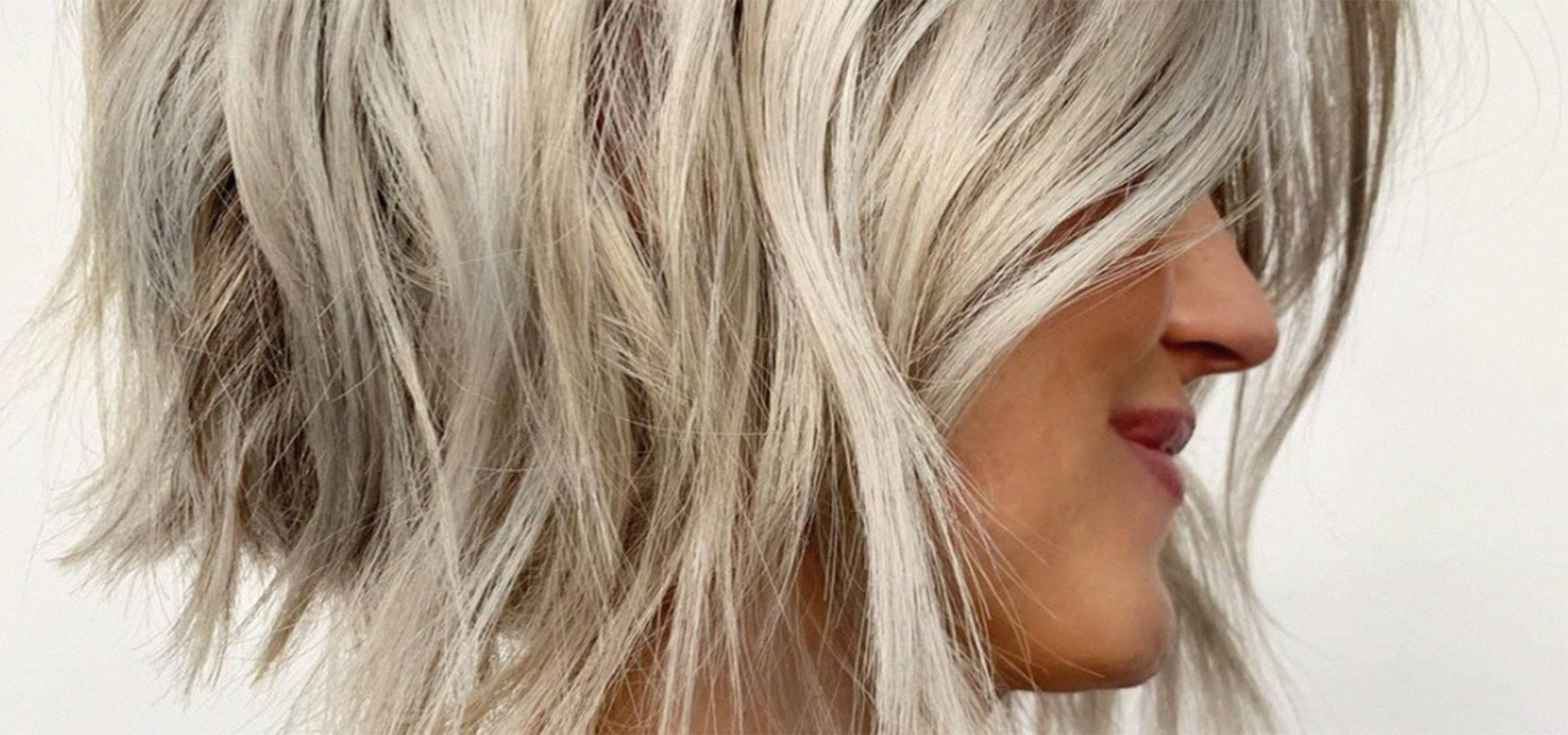 The textured bob is the French Bob 2.0 - and only requires air-drying to look amazing