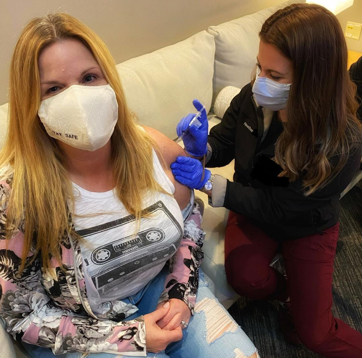 Trisha Yearwood Is 'Grateful' to Receive the First Dose of COVID Vaccine After Contracting Virus
