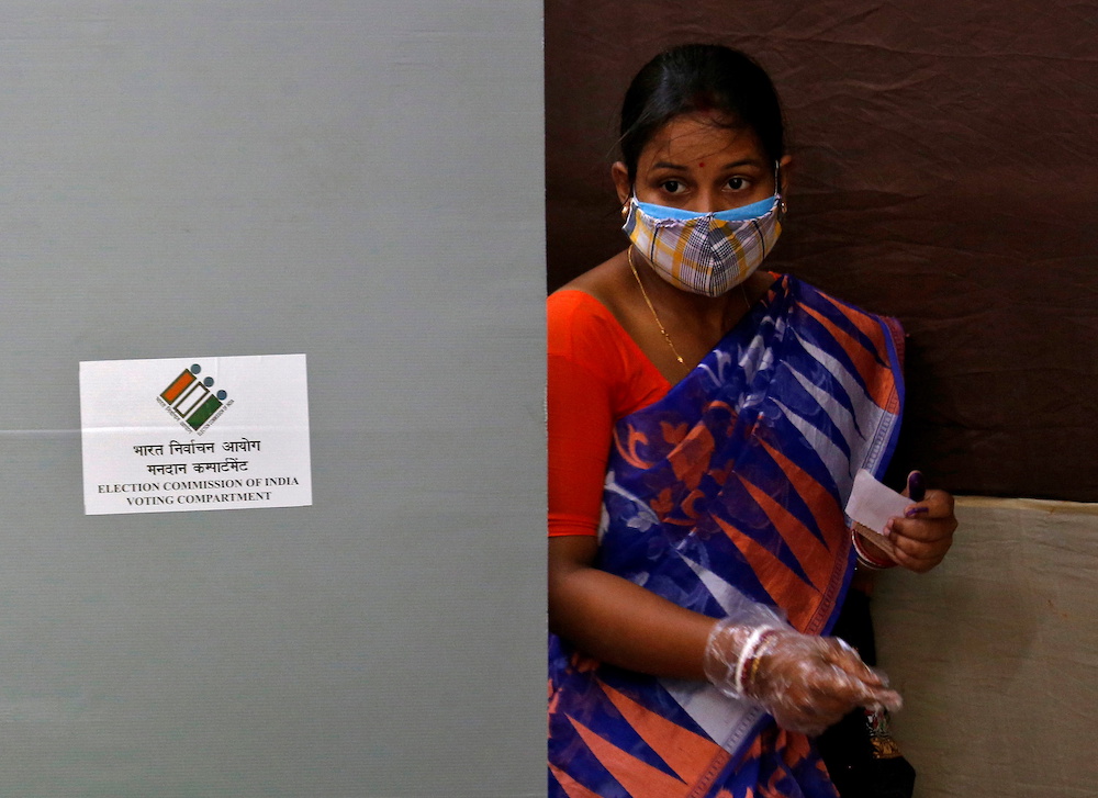 Vote count in five Indian states begins amid pandemic
