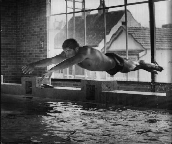 John Konrads, ‘Wonder Boy’ Olympian Swimmer, Dies at 78