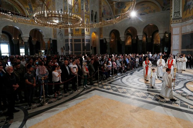 Orthodox Christians Observe Easter Sunday