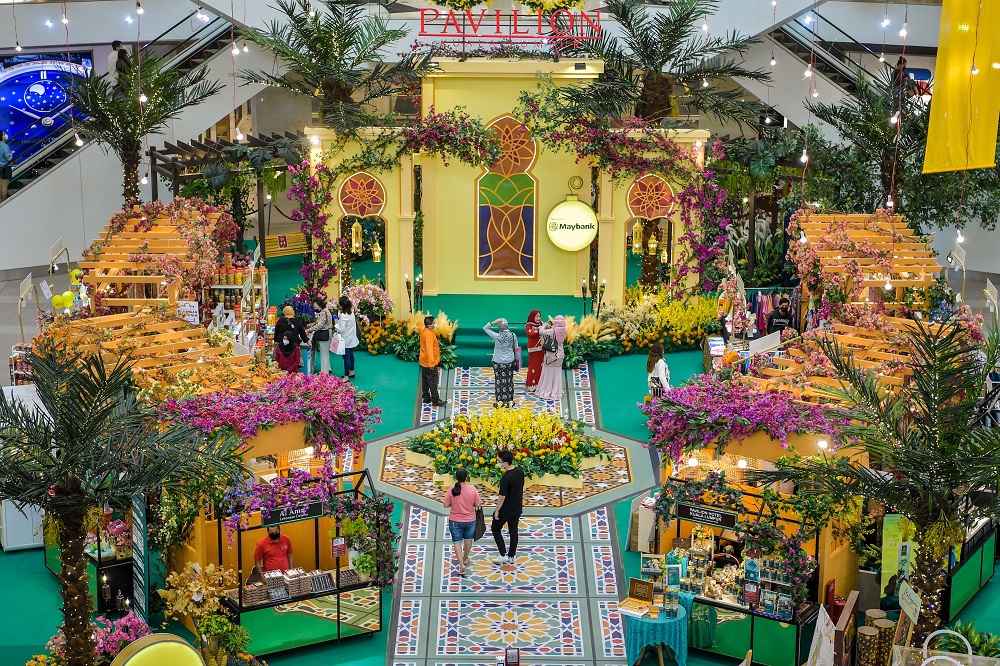 Shopping malls recreate ‘balik kampung’ vibes with Hari Raya decor as Selangor MCO looms