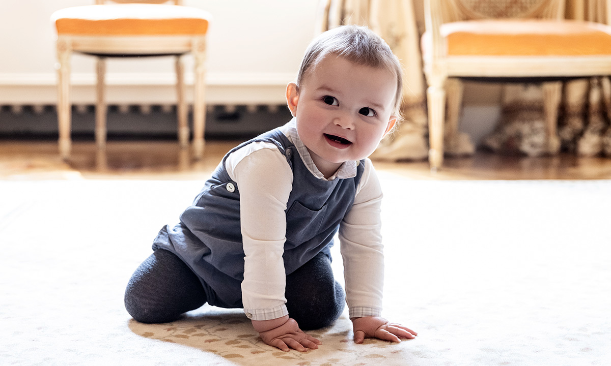 Prince Charles of Luxembourg's first birthday photos are just the cutest
