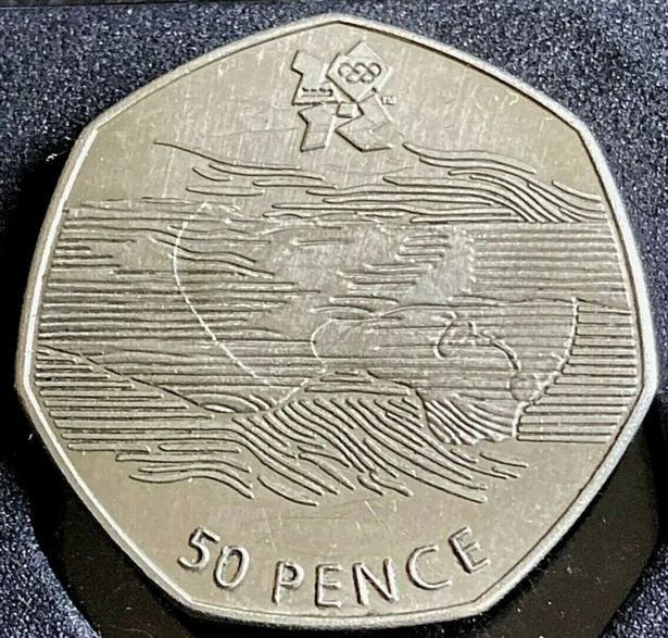 Olympic swimming 50p coin sells for £1,000 on eBay - do you have one in your pocket?