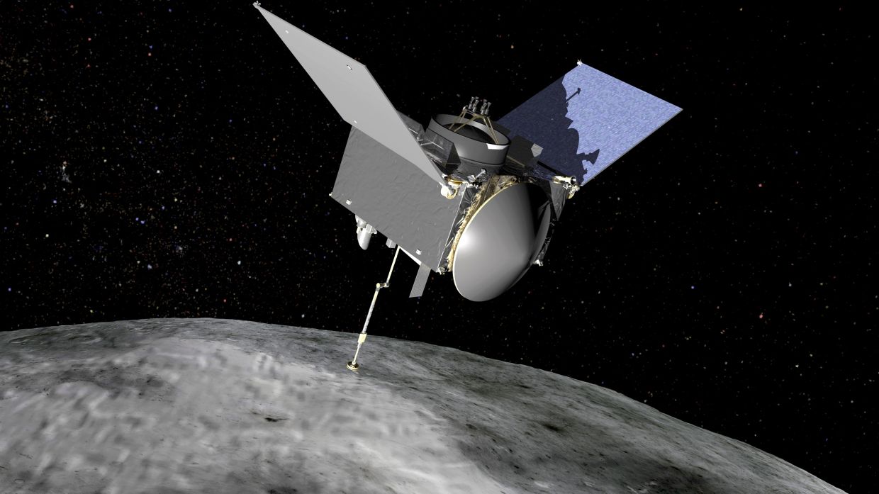 US space probe Osiris-Rex heads home with asteroid dust
