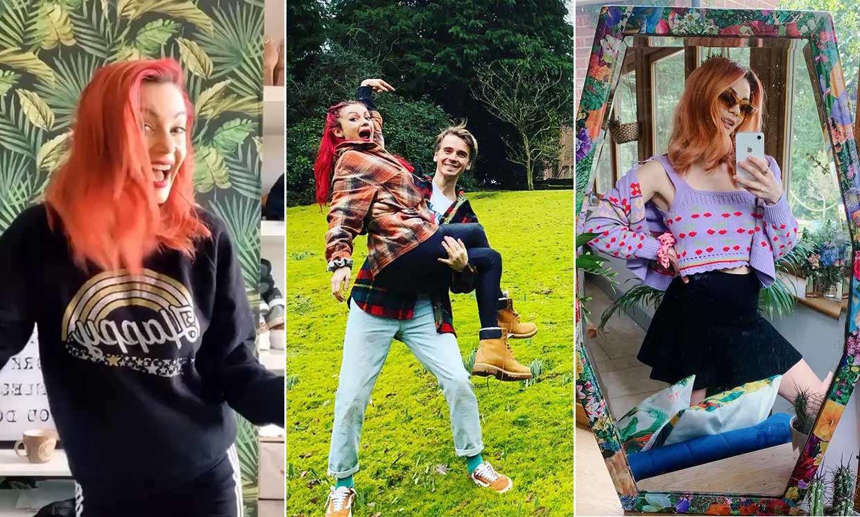Dianne Buswell and Joe Sugg's first home is a riot of colour – inside