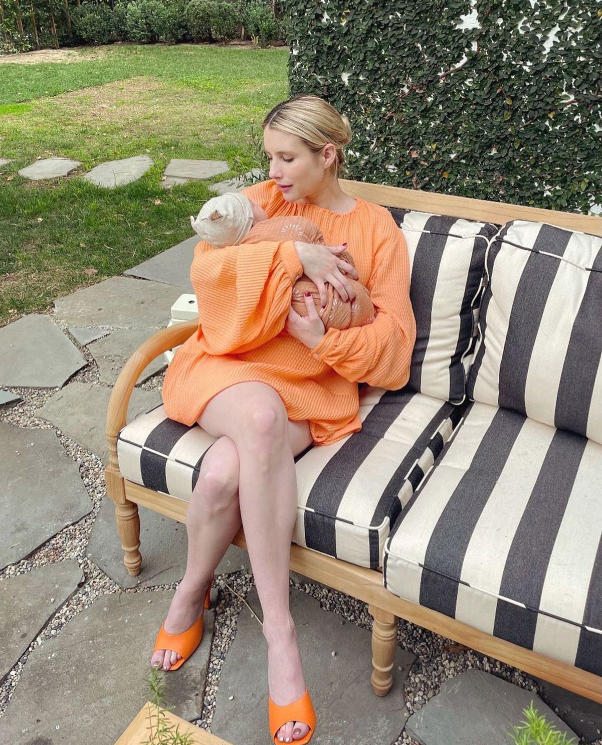 Emma Roberts Gives Rare Glimpse of Baby Son Rhodes in Sweet Mother's Day Post