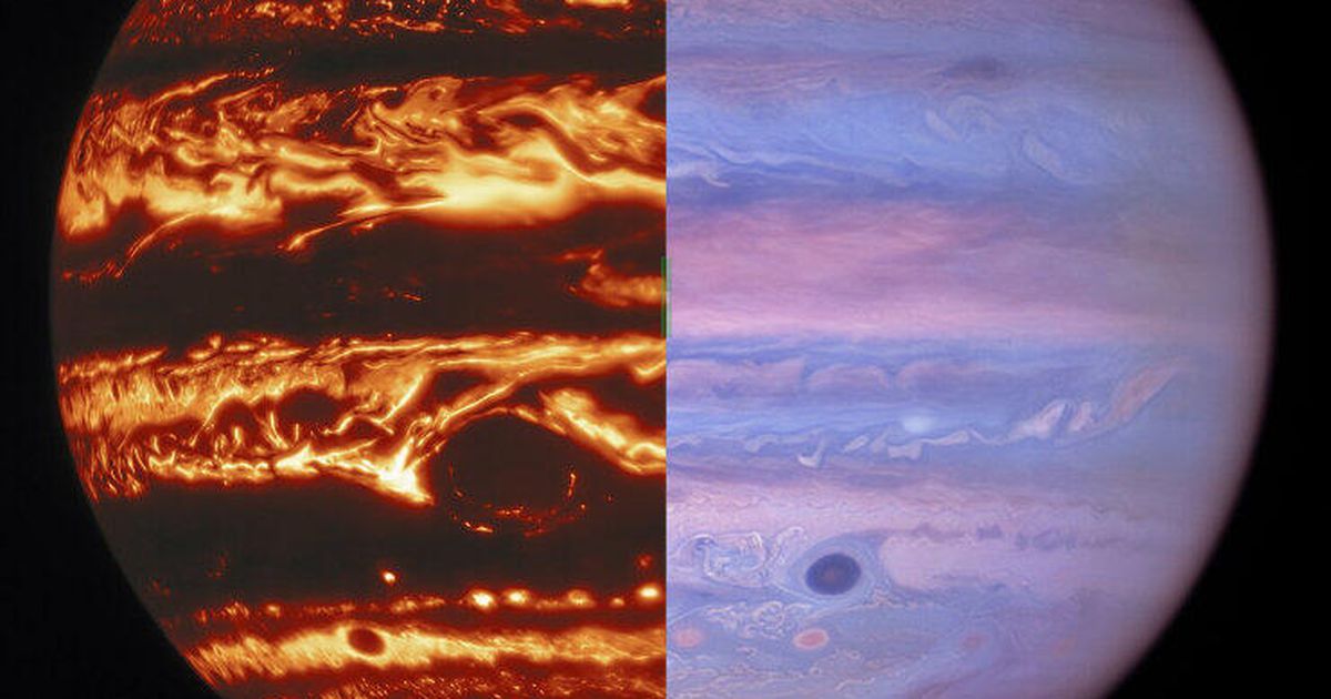Jupiter looks like a mood ring in eye-popping new telescope views