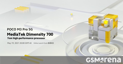 Poco M3 Pro 5G to have Dimensity 700 chipset - GSMArena.com news