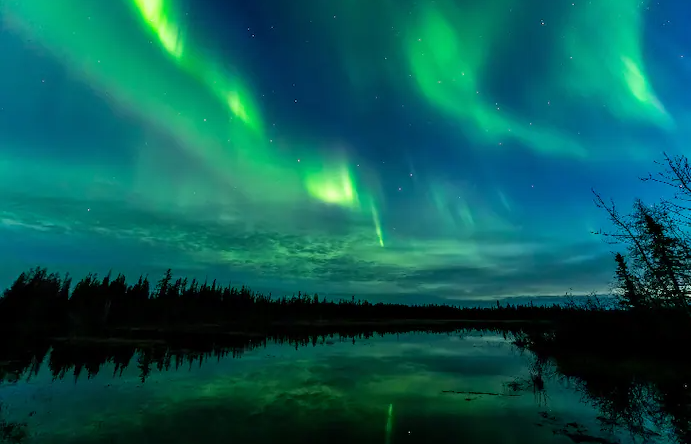 Recent Solar Storm Caused Beautiful Aurora Light Display