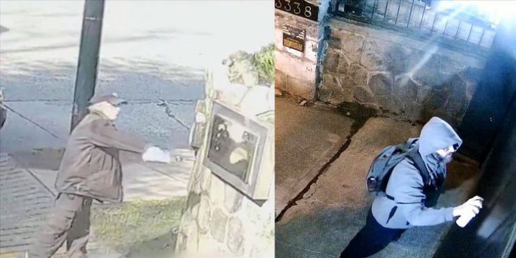 中国驻温哥华总领事馆连遭涂污 一嫌犯穿蝙蝠侠图案衣