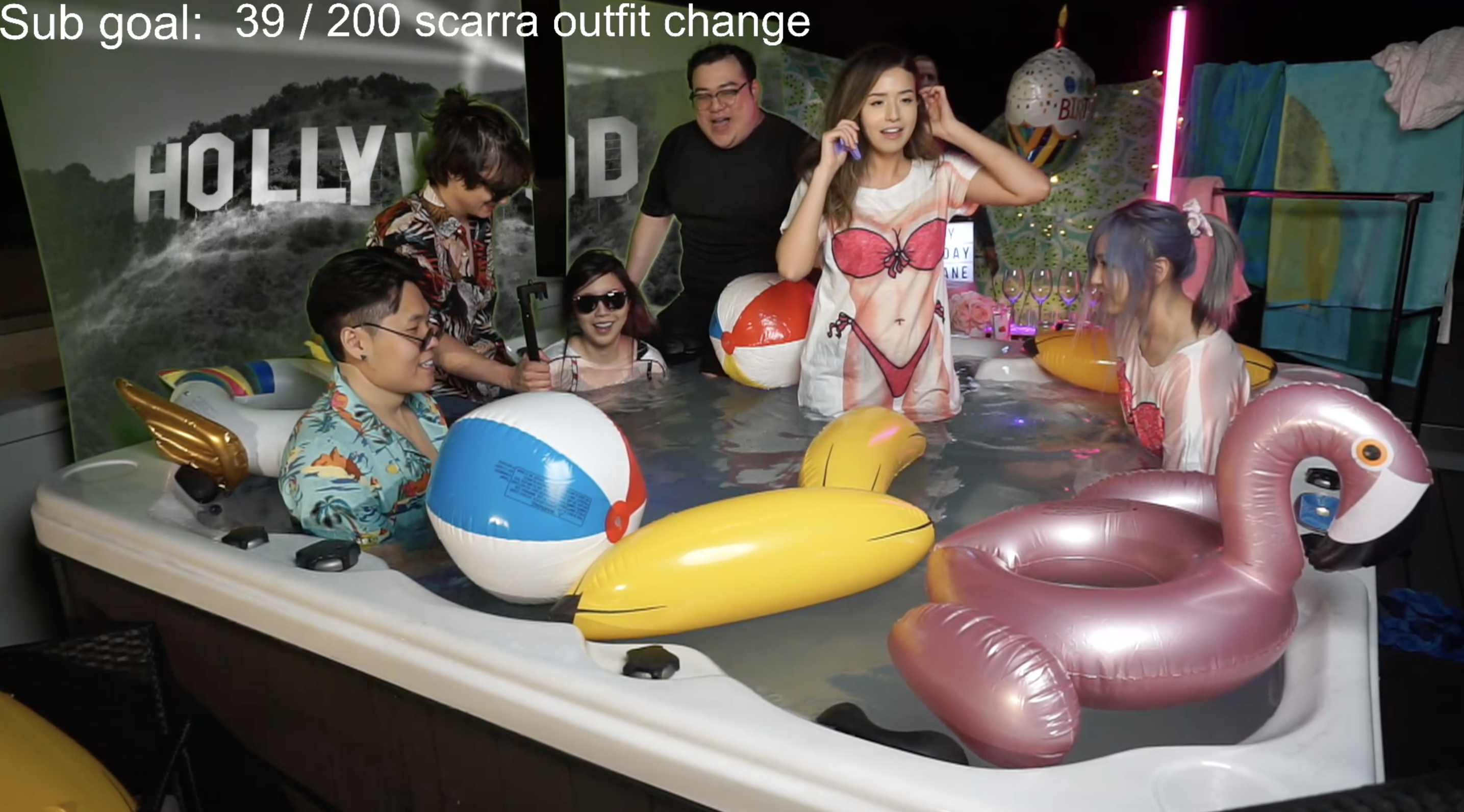 Pokimane trolled everyone with her hot tub stream