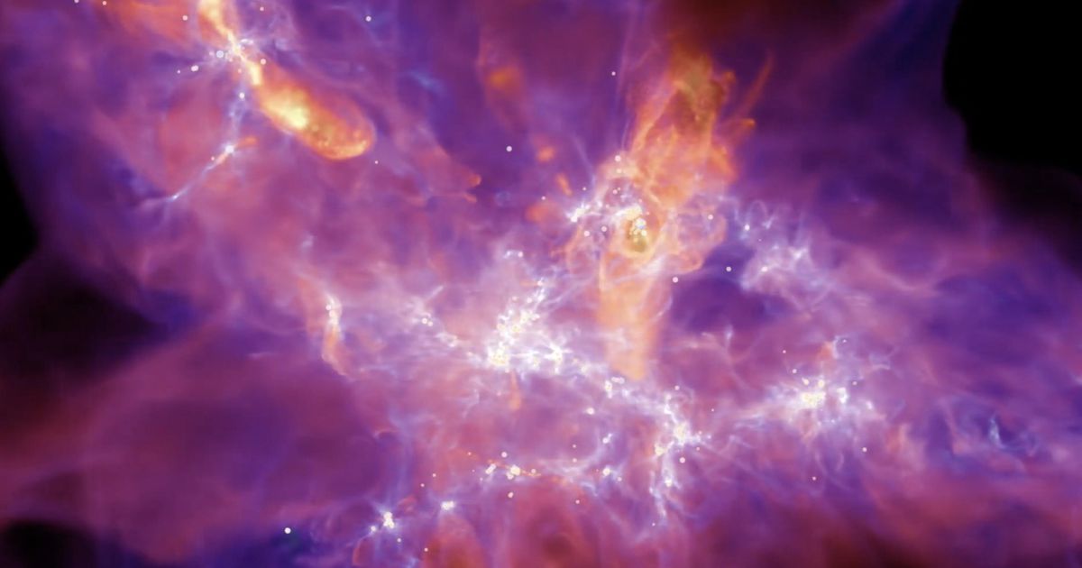 Astronomers create most realistic simulation of stars being born -- and it's beautiful