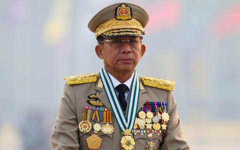 缅军方领导人敏昂莱赴俄出席安全会议