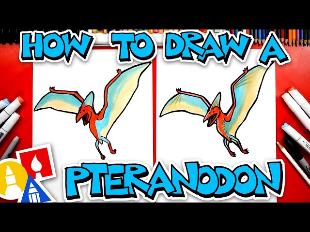 How To Draw A Pteranodon Dinosaur