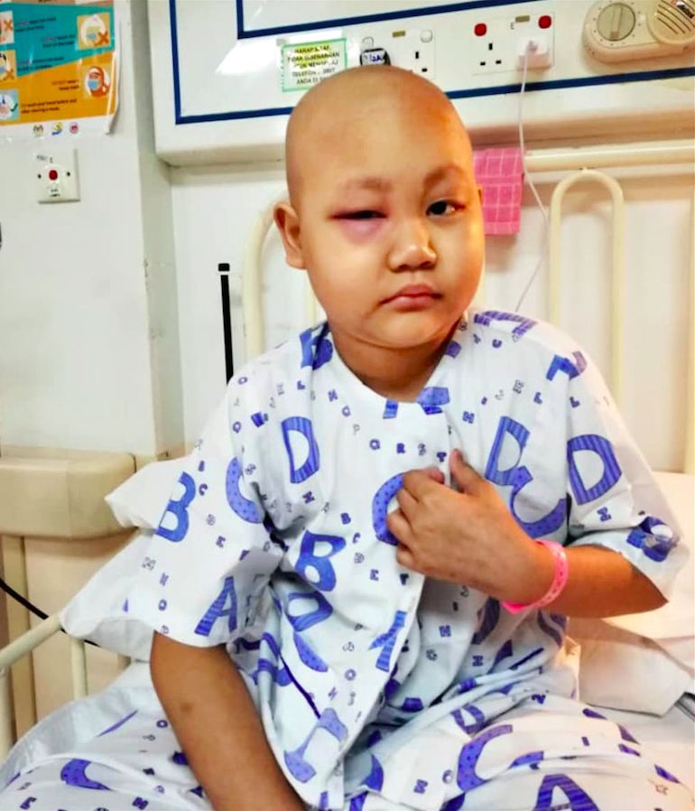 Nine-year-old girl, stateless, needs help for cancer treatment