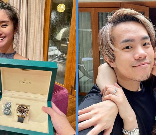 Jianhao Tan Gave A Rolex to His Wife for 2nd Wedding Anniversary