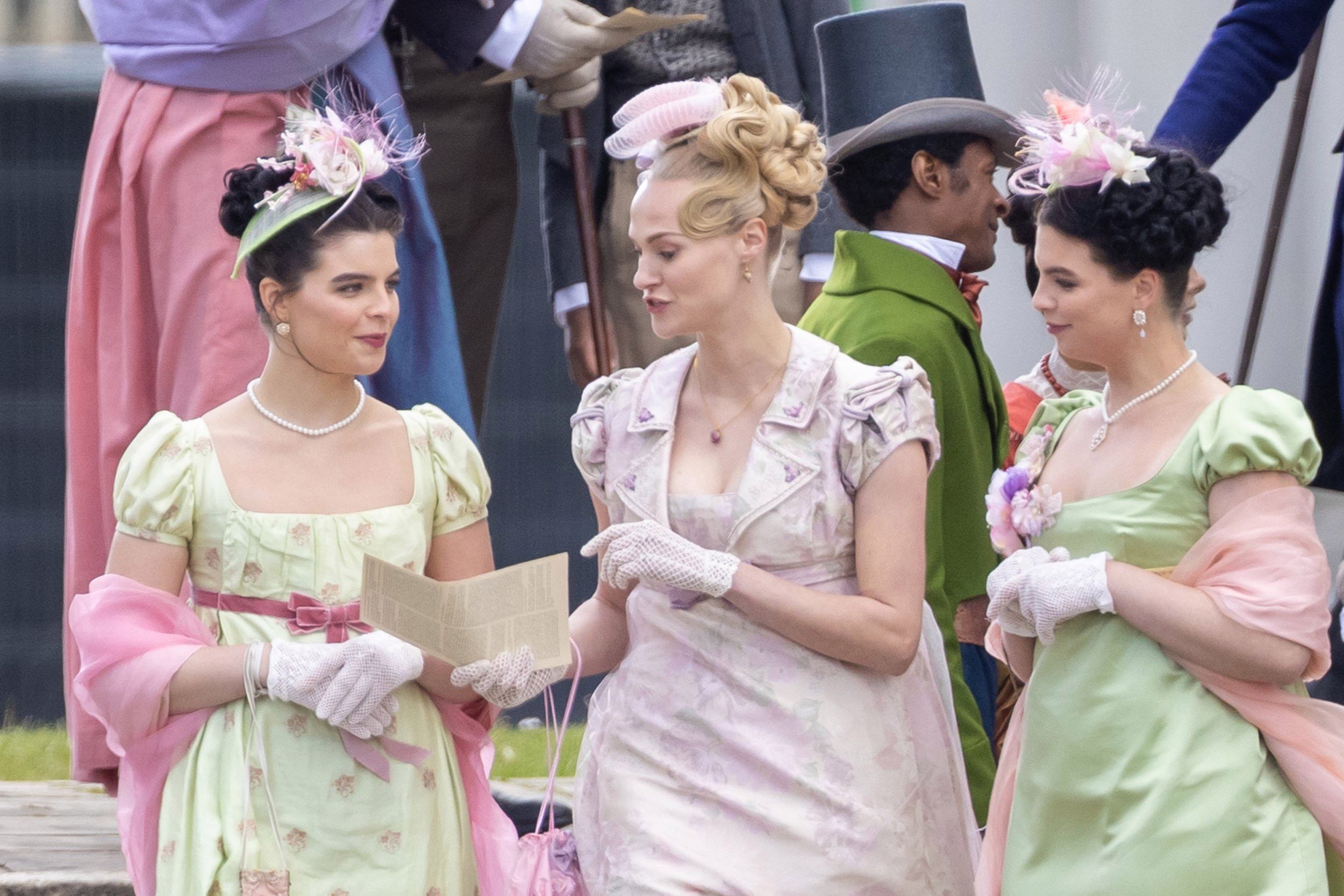 Bridgerton season 2: Jessica Madsen returns as uppity Cressida Cowper while filming in new set pictures