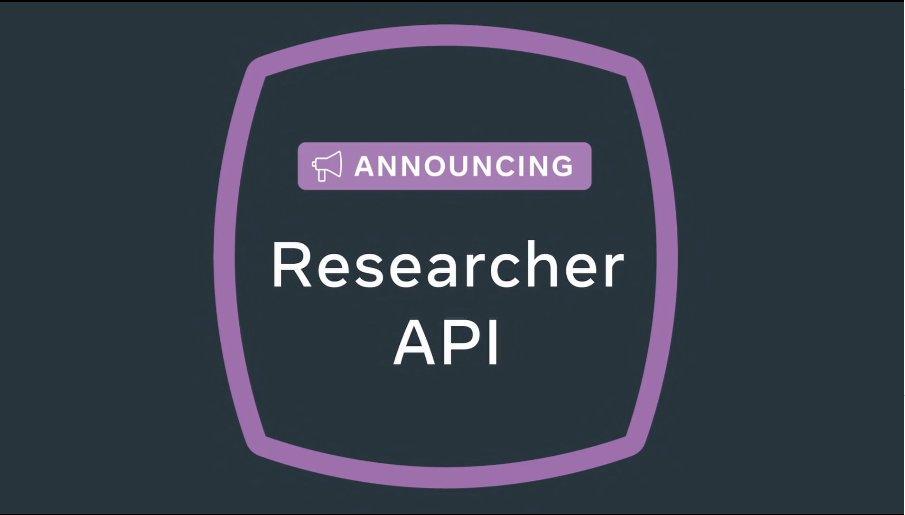 Facebook to launch a 'Researcher API' for the academic community