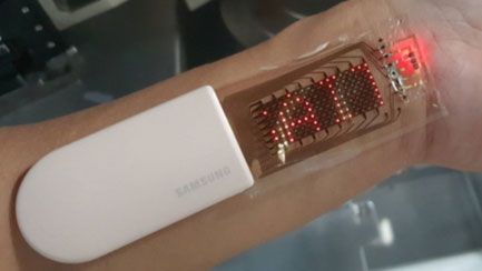 Samsung's weird, stretching, wearable screen looks way too 'Cyberpunk' for us