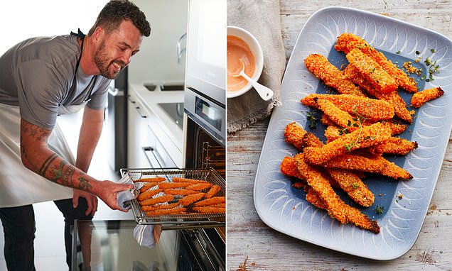 Talented home cook dubbed 'Air Fryer Guy' shares his delicious recipe for PANKO CRUMBED CARROTS