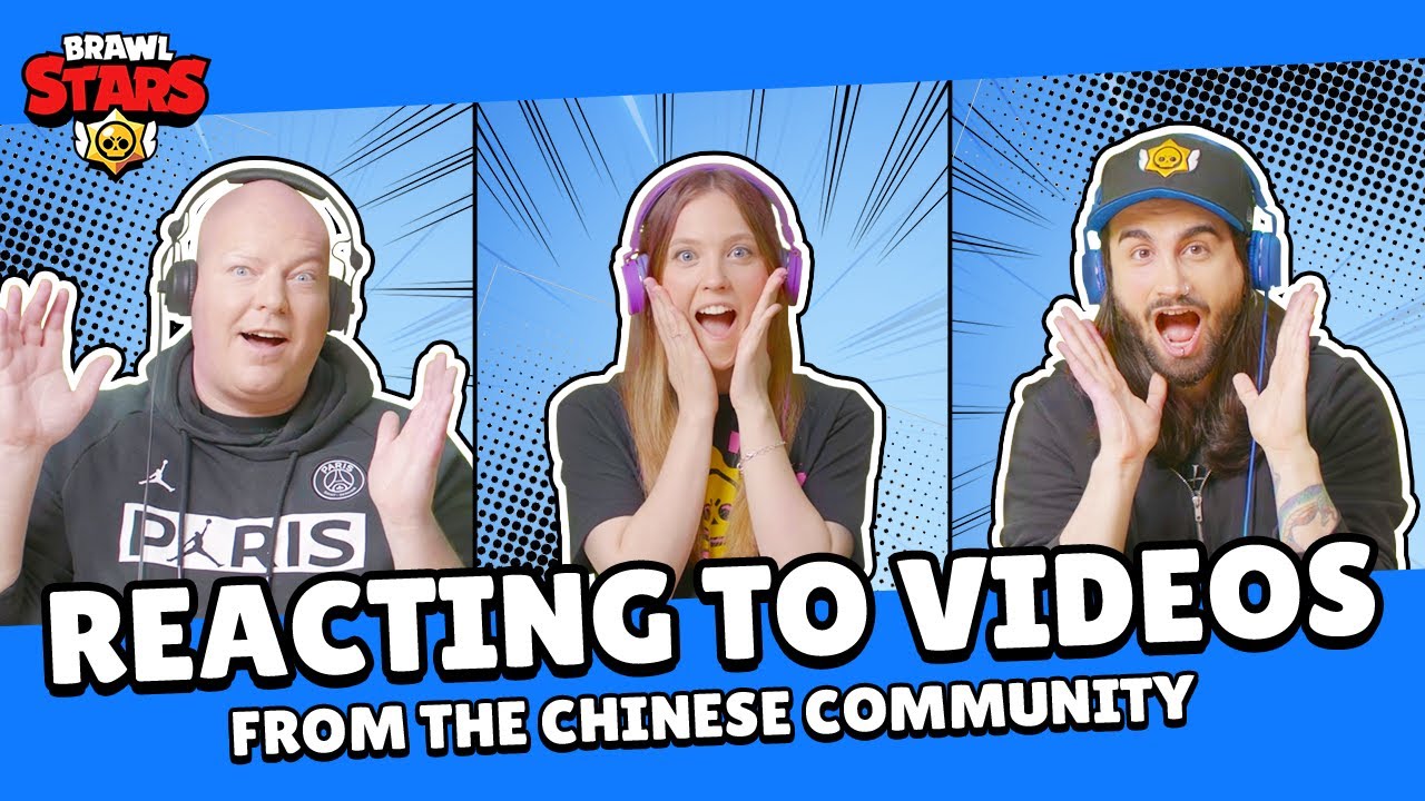 Brawl Stars 1st Anniversary in China - Frank, Paula, and Dani, reacting to Chinese Creators' videos!