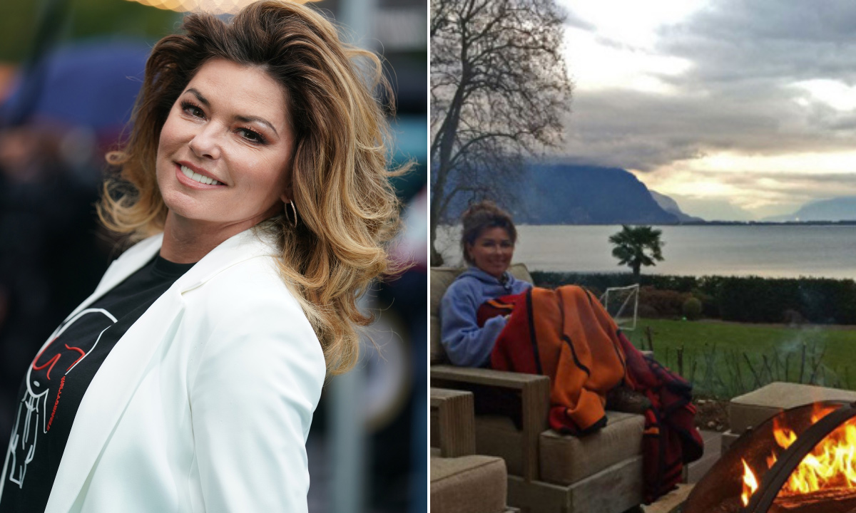 Shania Twain's rare glimpses into breathtaking Lake Geneva home