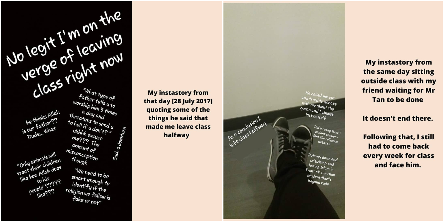 Ngee Ann Poly lecturer involved in racist remark incident made Islamophobic comments in class, says ex-student