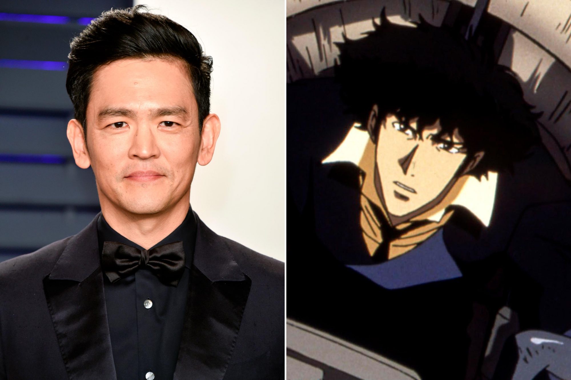 John Cho (and his Spike Spiegel hair) jam in first look at live-action Cowboy Bebop cast