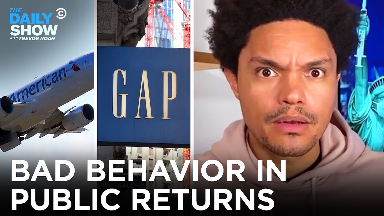 No One Knows How To Behave In Public Anymore | The Daily Show