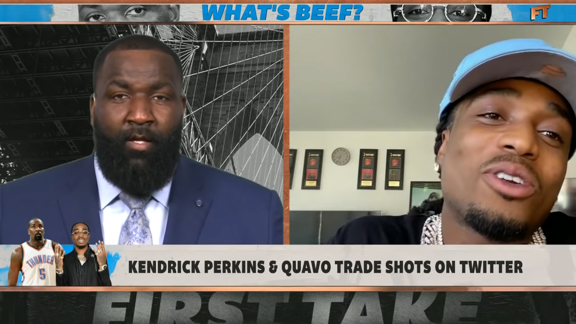 Kendrick Perkins and Quavo Feud, Explained | Nestia