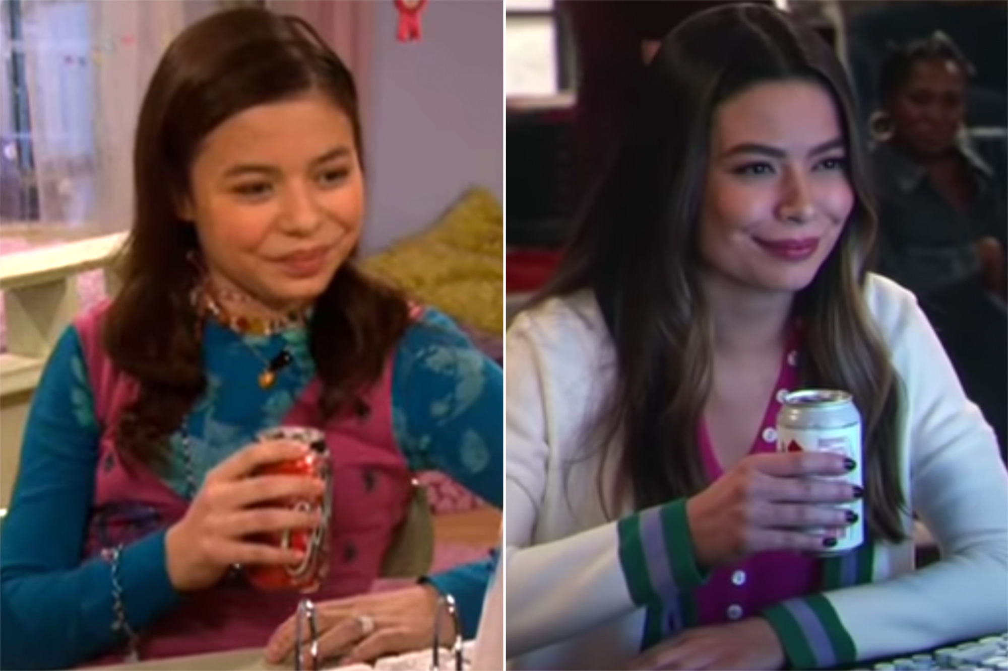 Miranda Cosgrove recreates her iconic meme in new iCarly opening ...