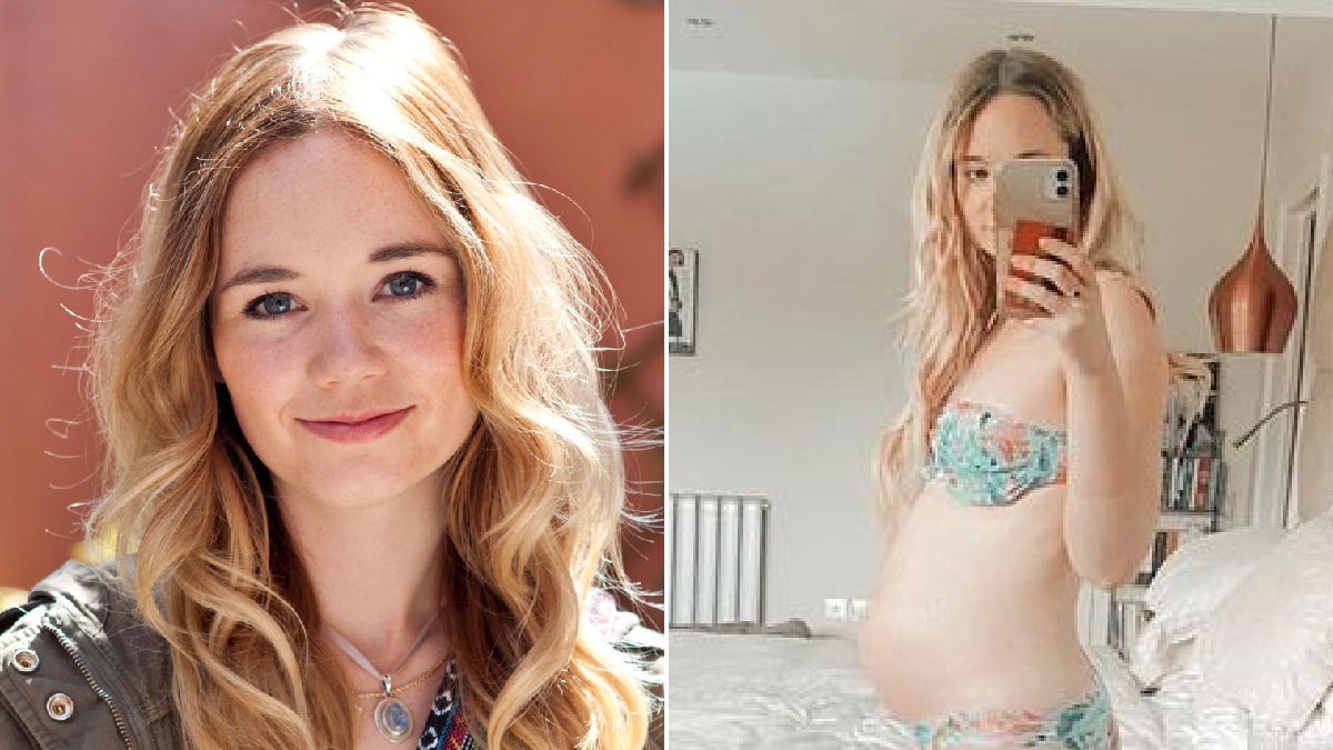 Hollyoaks’ Daisy Wood-Davis reveals baby bump after pregnancy news