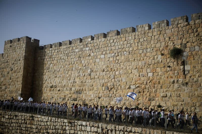 Israeli nationalists March in east jerusalem, prompt palestinian 'day of rage'