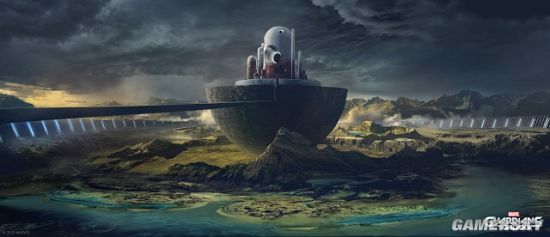 《漫威银河护卫队》概念原画欣赏 美轮美奂的银河系