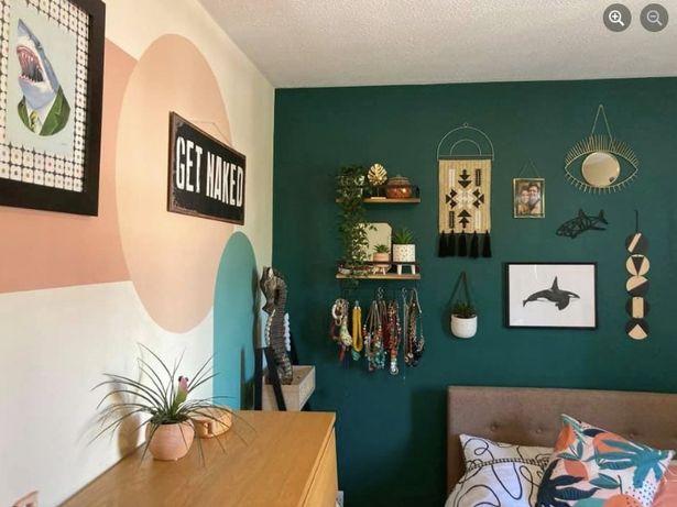 Mum's attempt at wall pattern backfires as she's left with very X-rated design