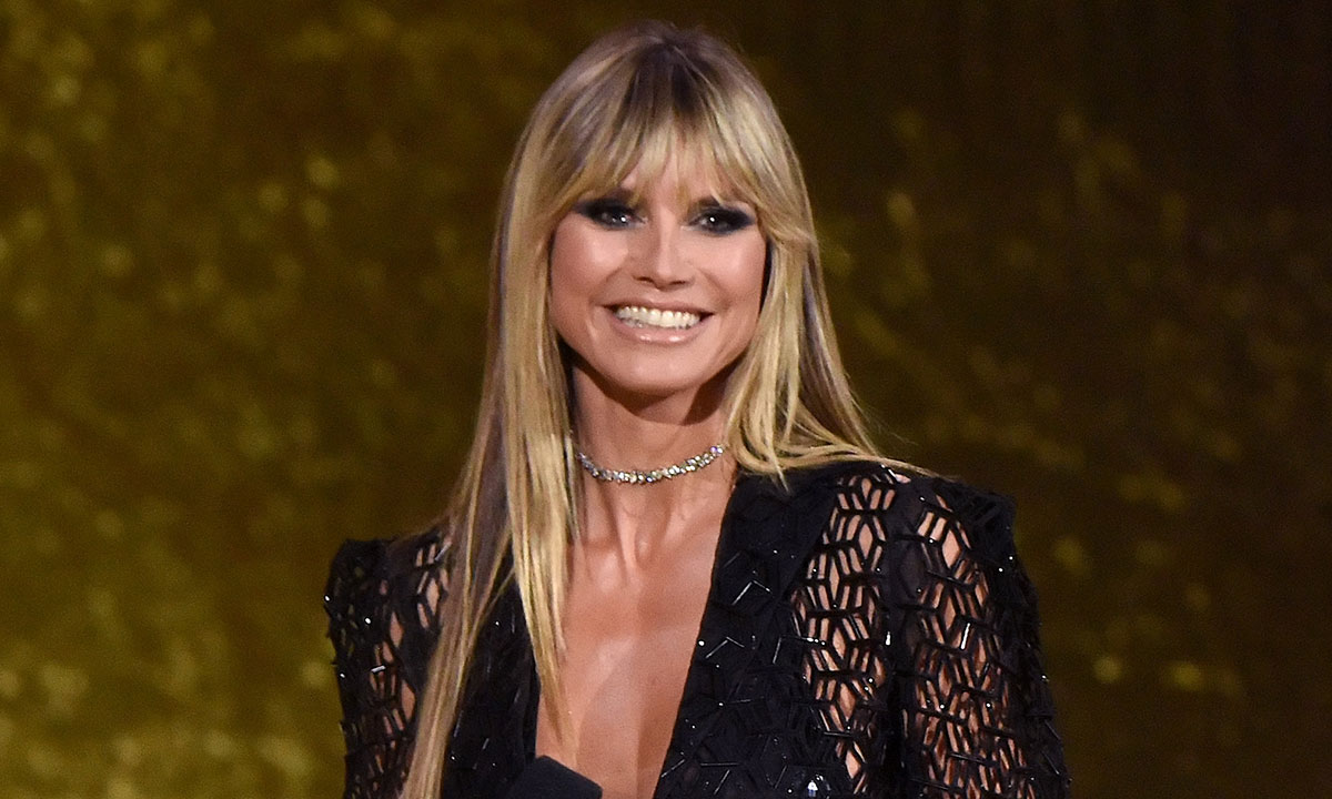 Heidi Klum transforms Germany's football shirt into a crop top - and looks stunning