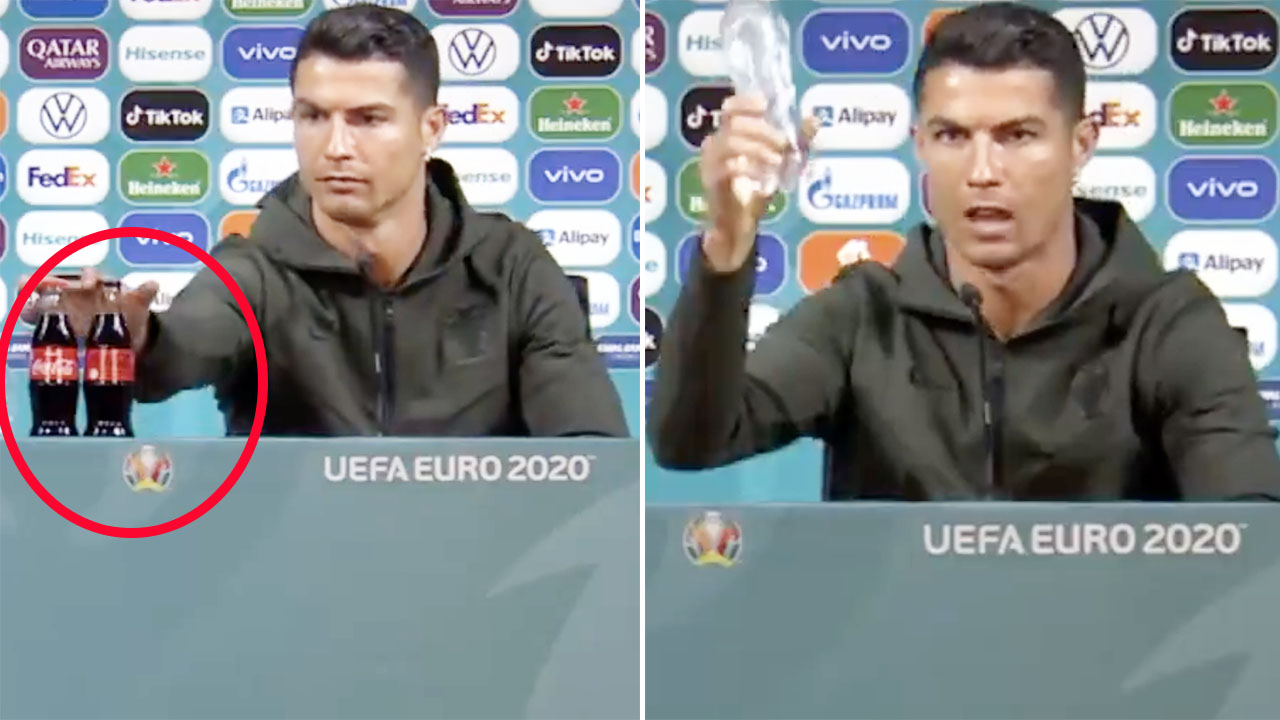 Cristiano Ronaldo's Euro 2020 stunt costs Coca-Cola $5.2 billion