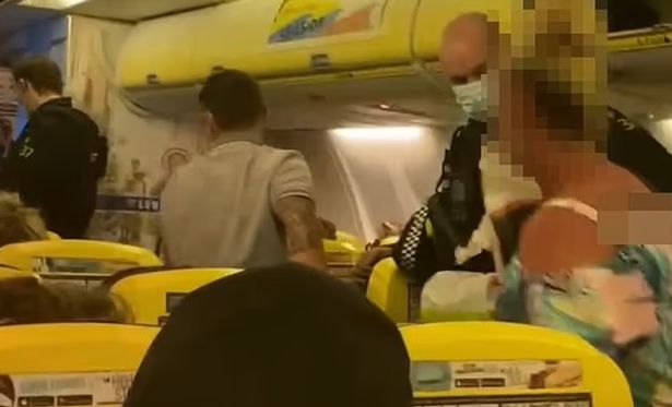 Passenger hauled off flight after 'mask row and putting sex toy in girlfriend's ear'