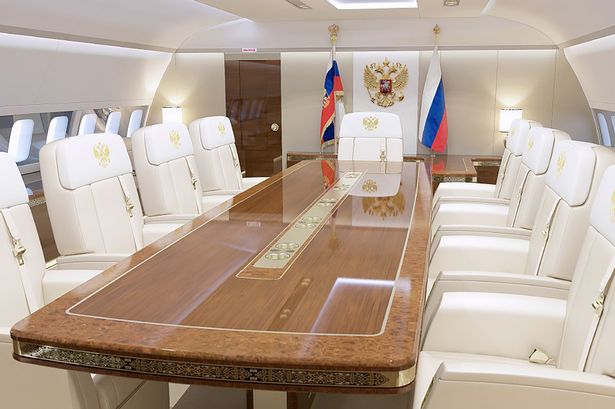 Inside Vladimir Putin's £390m plane with gold-plated toilet as arrives for Joe Biden talks