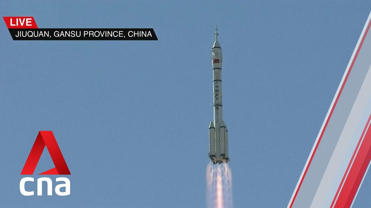Blast off: China launches first crewed mission to Tiangong space station
