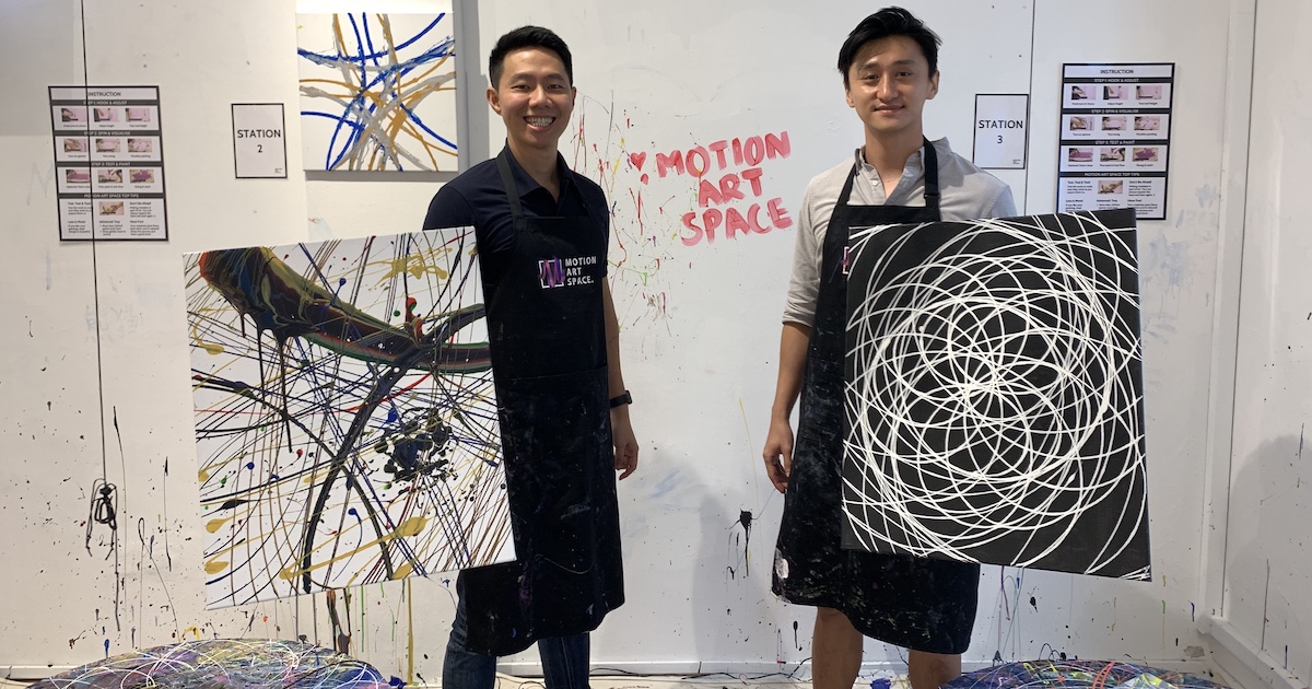 Motion Art Space lets you create masterpieces via Newton's law