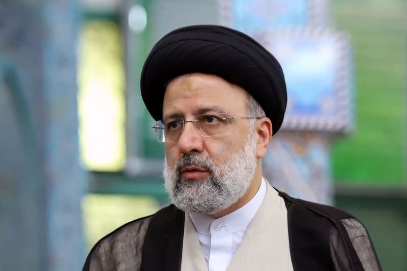 Moderate iranian candidate congratulates raisi for election win - state media