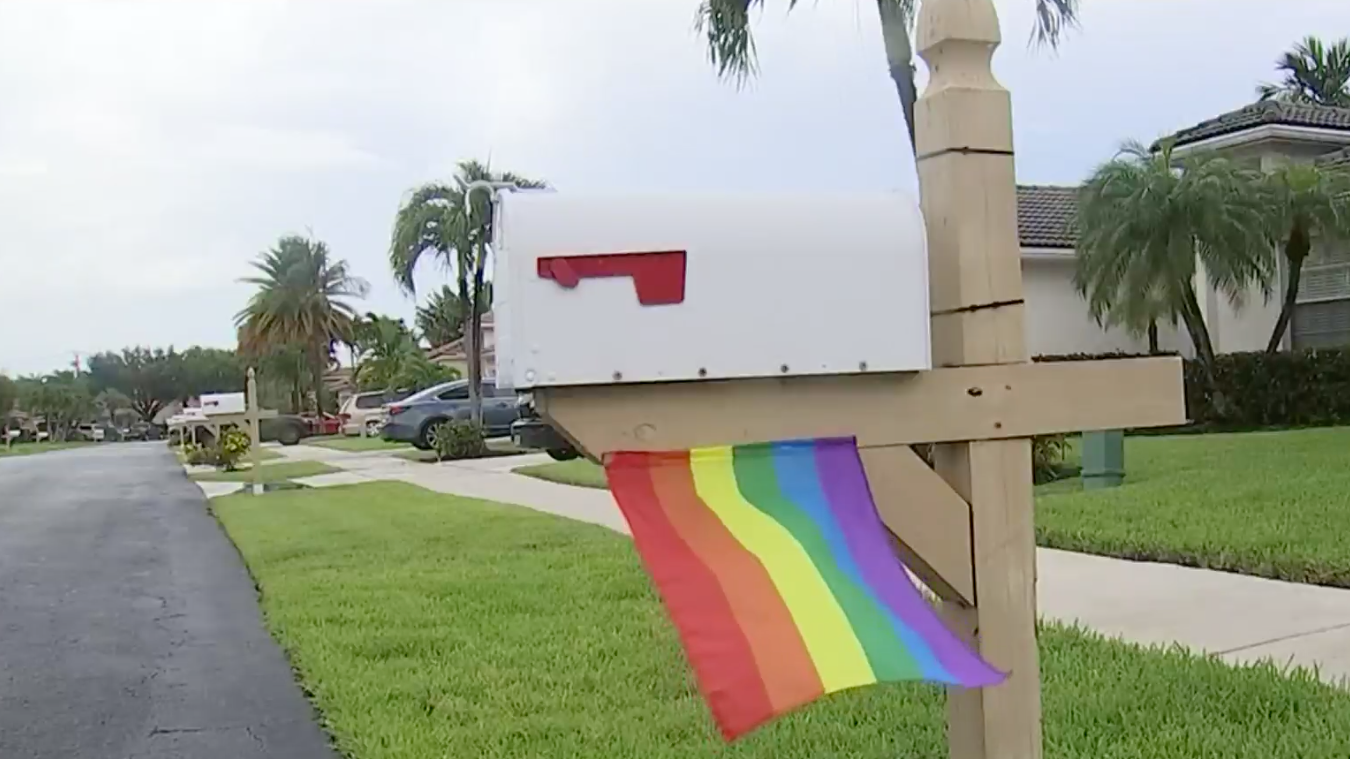 Gay Couple Fined For Flying Small Pride Flag Under Mailbox