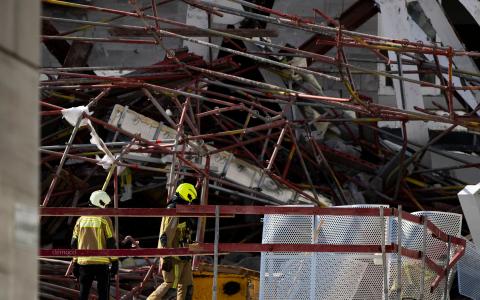 比利时学校建筑工地局部坍塌至少3死9伤
