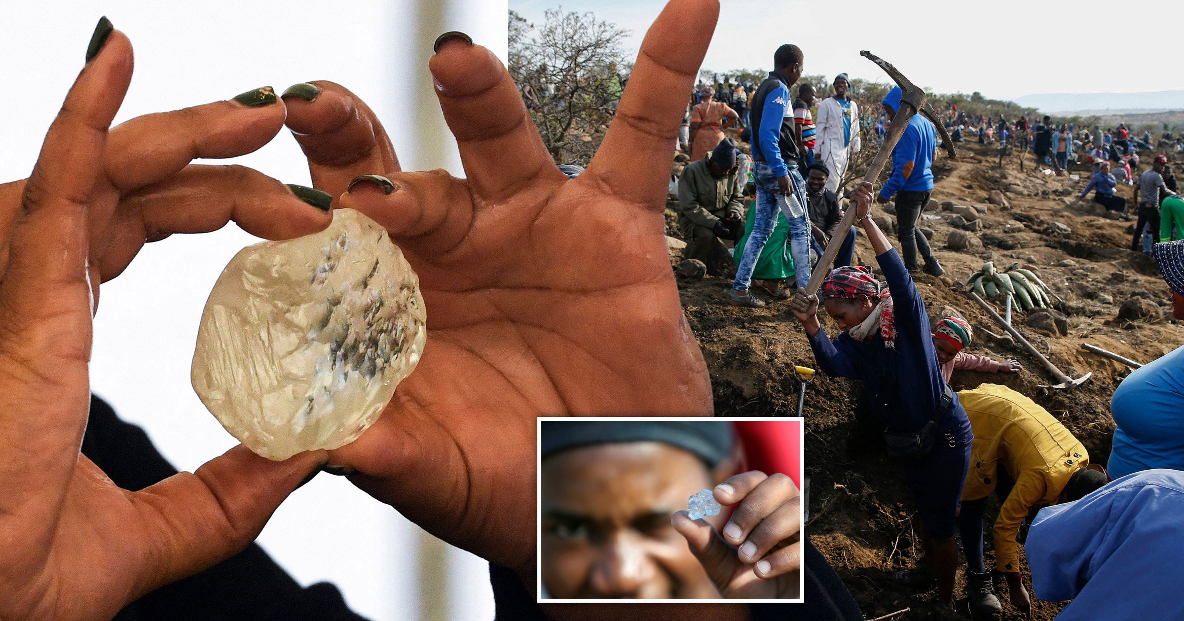 Huge 1,098-carat diamond unearthed in Botswana ‘is third-biggest ever’