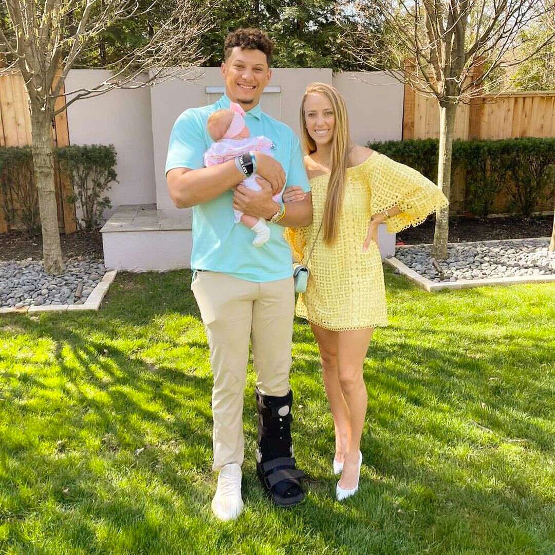 Patrick Mahomes and Brittany Matthews Share Sweet New Photos of Baby Girl for Father's Day